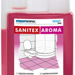 SANITEX AROMA - środek do sanitariatów 1l - ZAPACHOWE  MALINOWE